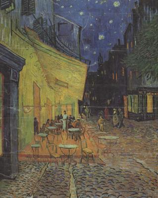 The Cafe Terrace on the Place du Forum,Arles,at Night (nn04), Vincent Van Gogh